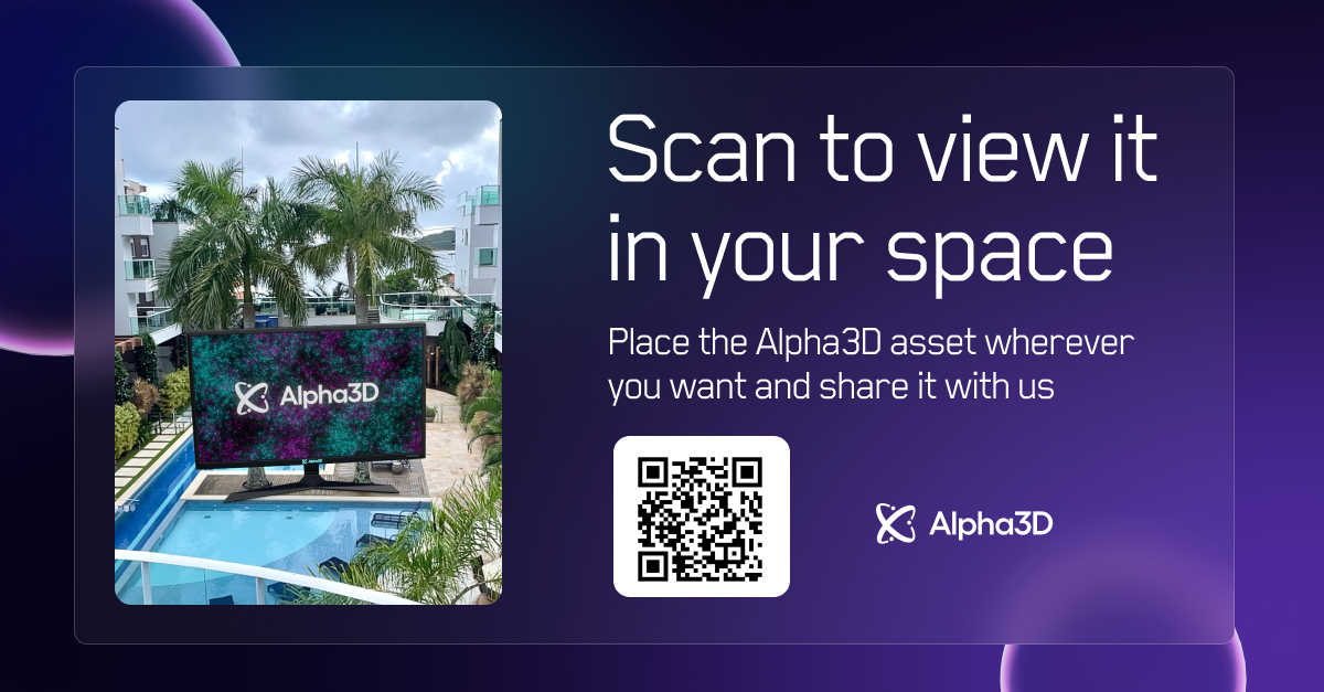 Alpha3D 3D tv scan to view in ar