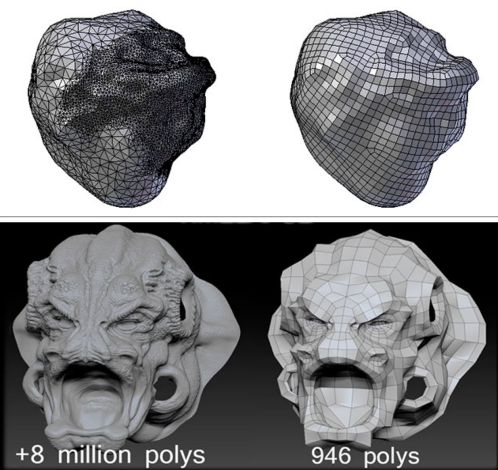 retopology 3d modeling