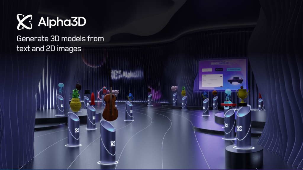Transform text and 2D images into 3D assets with generative AI for free