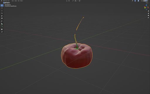 cherry blender alpha3d 3d